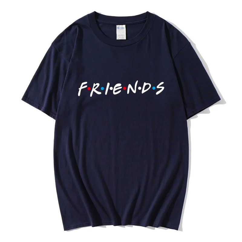 

T-shirt Fashion friends T-shirt grafica con stampa alfabeto femme melanin da uomo black girl Friends TV Show T-shirt cotton cute