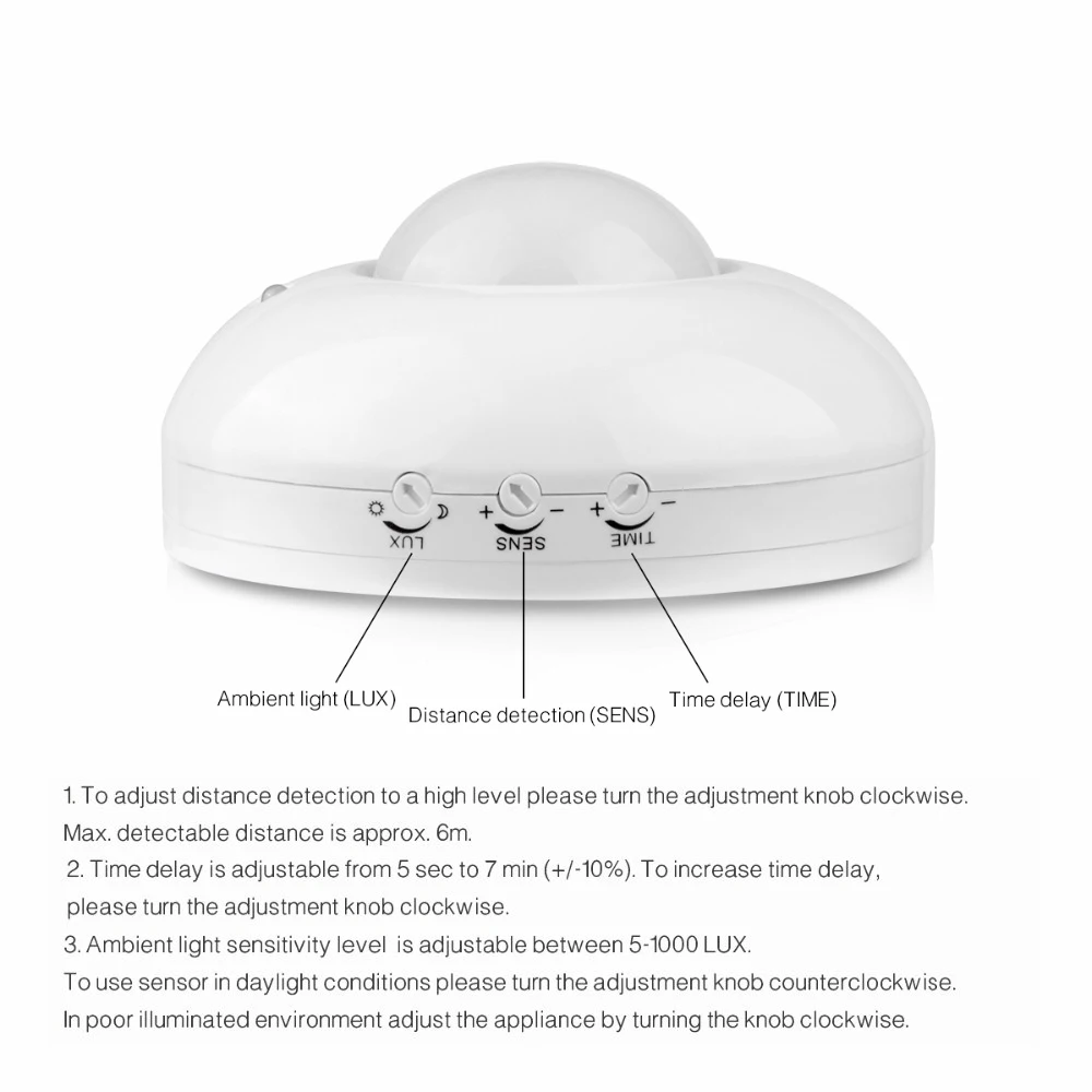 PIR датчик движения Ночной светильник инфракрасный беспроводной с датчиком для
