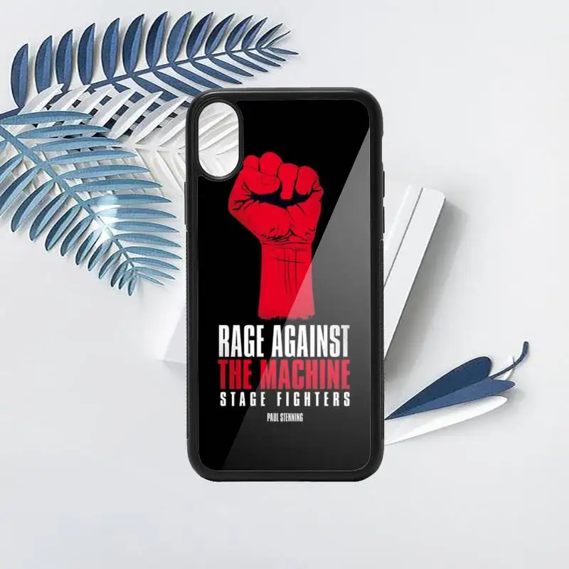 

Rage Against The Machine Phone Case TPU For iPhone X XR XS 11 12 mini Pro MAX 6 6S 7 8 Plus SE 2020