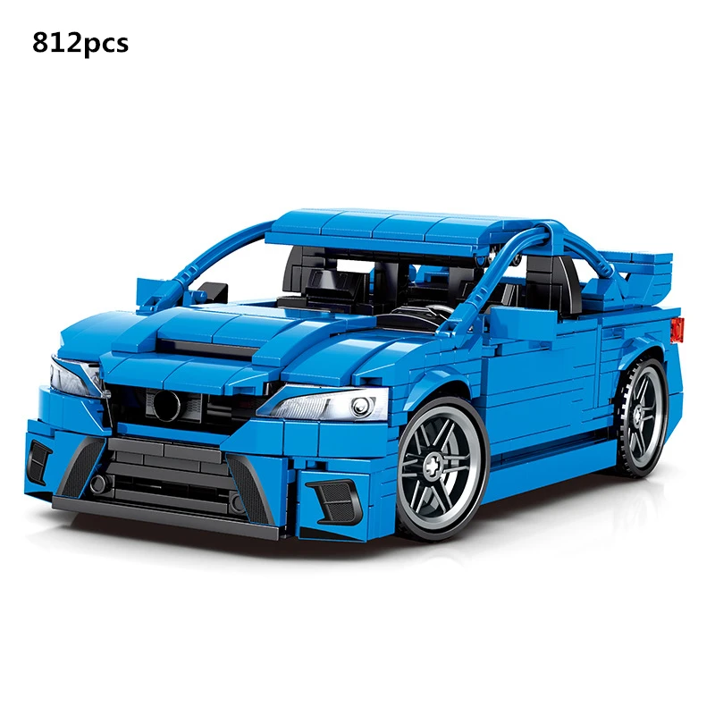 

Высокотехнологичный знаменитый спортивный автомобиль Subarues WRX STi, строительные блоки, набор моделей, блоки, скоростной чемпион, гоночный авт...
