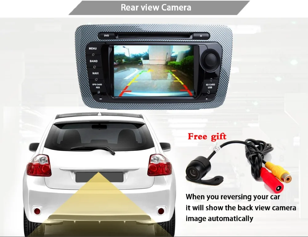 Android 9,0 автомобильный dvd-плеер для сиденья Ibiza 6j 2009 2010 2012 2013 радио gps навигация 2 Din экран Радио автомобильный мультимедийный плеер