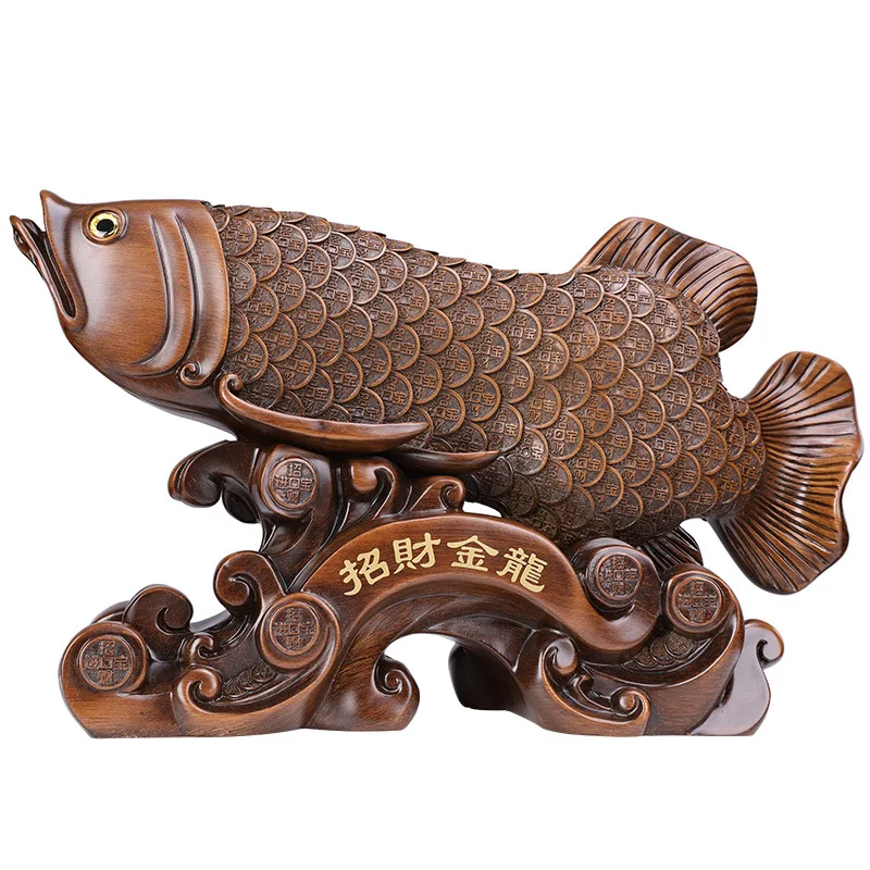 

Lucky Arowana Resin Decoration Office Decoration Company Hotel Hotel Opening Gift Housewarming Craft