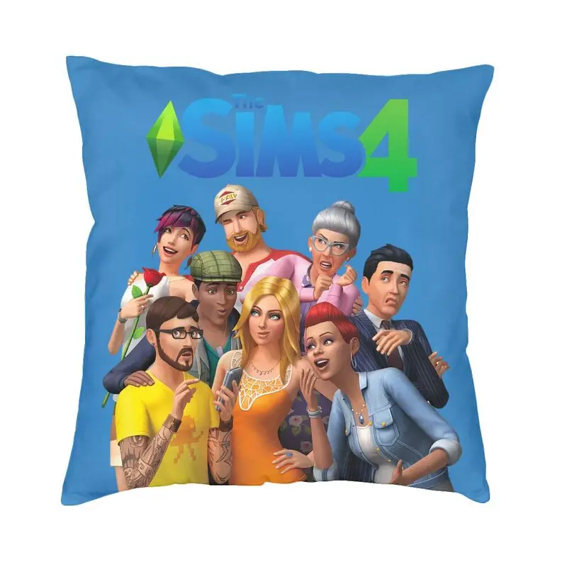 

Наволочка для диванной подушки с принтом из полиэстера, 55x55 см