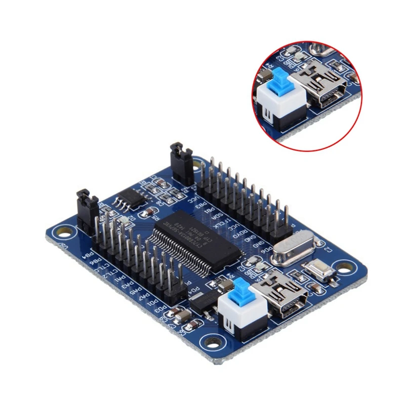 Модуль логического анализатора CY7C68013A 56 EZ USB FX2LP USB2.0|ЦАП| |