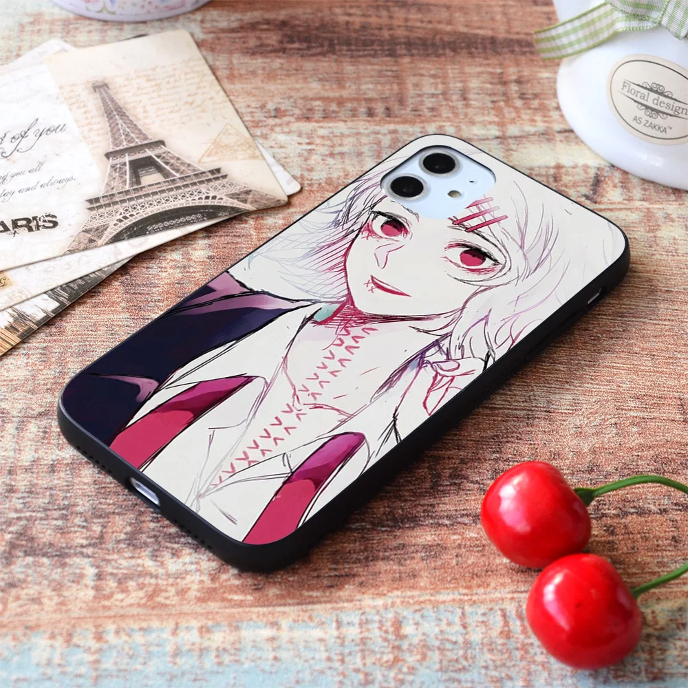 

For iPhone Tokyo Ghoul Juuzou Suzuya Soft TPU Border Apple iPhone Case