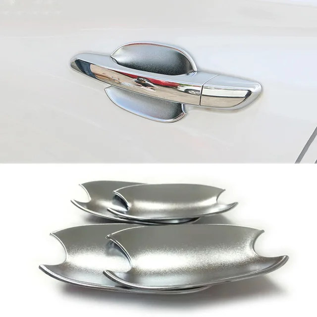 

For Hyundai Tucson 2015 2016 2017 2018 ABS Chrome Door Handle Cup Bowl Cover Trim Sticker Car Styling Accessories 4pcs