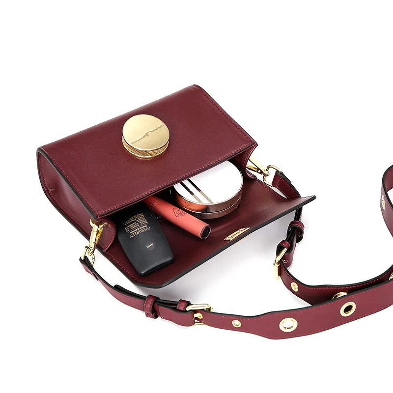 Кожаная женская сумка новый корейский рюкзак модная маленькая квадратная