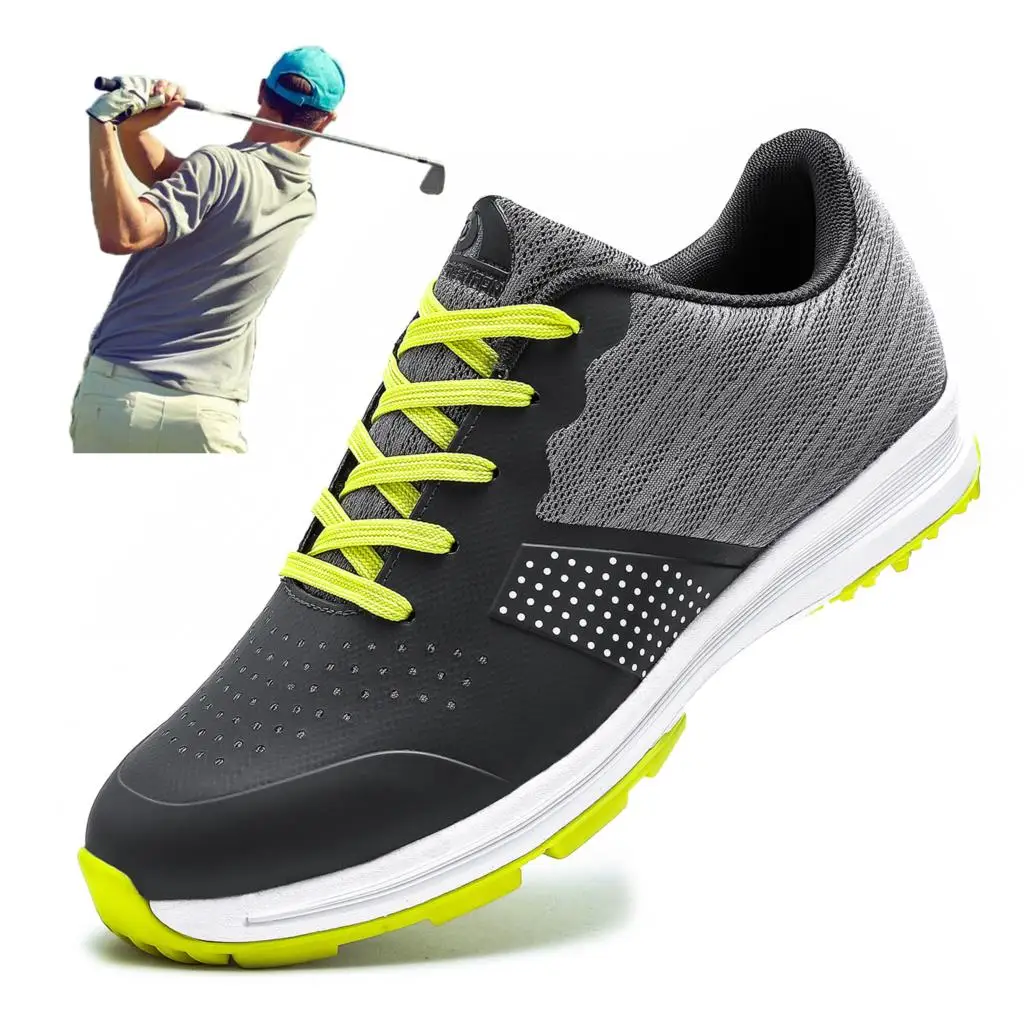 

Professional Golf Shoes for Men Waterproof Outdoor Golf Sport Trainers Mens Big Size Spring Summer Golf Sneakers