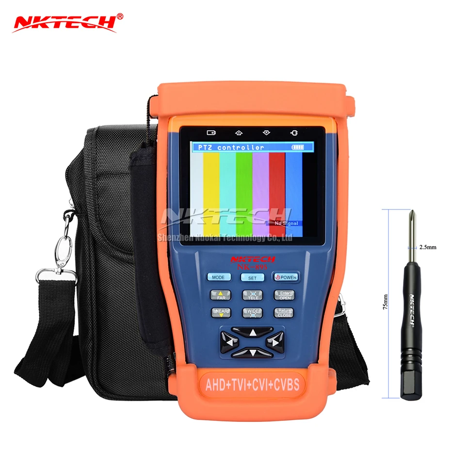 Цифровой мультиметр NKTECH цифровой тестер для видеонаблюдения 4 в 1 аналоговых