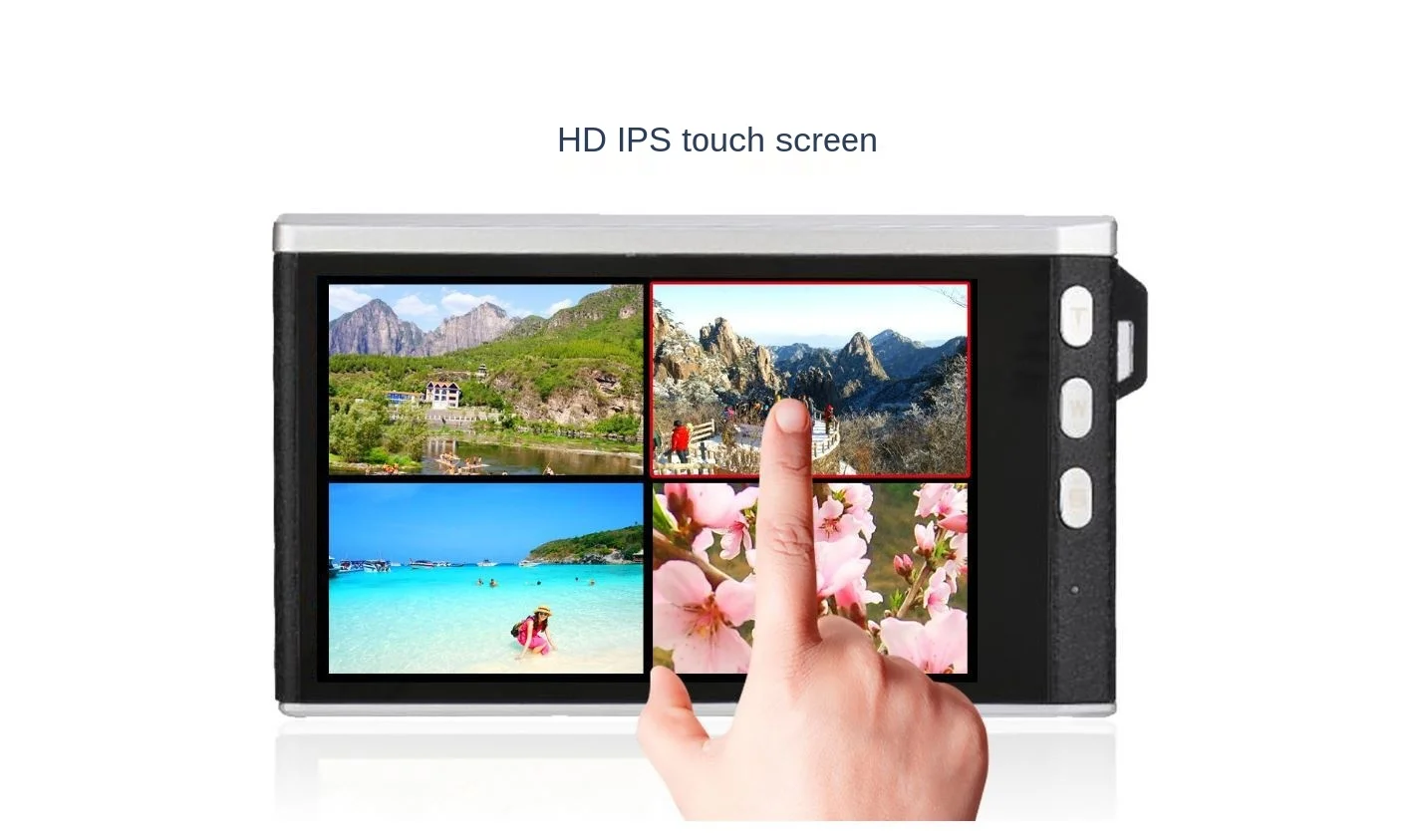 Фотокамера SLR s с функцией стабилизации широкоугольная камера сенсорным экраном