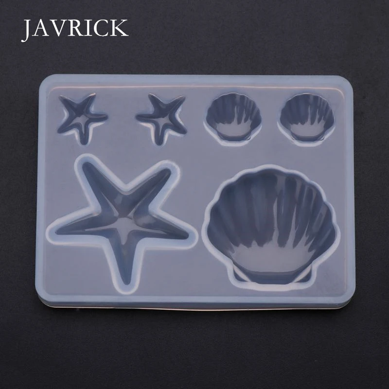 Силиконовая форма Морская раковина звезда сделай сам эпоксидная смола