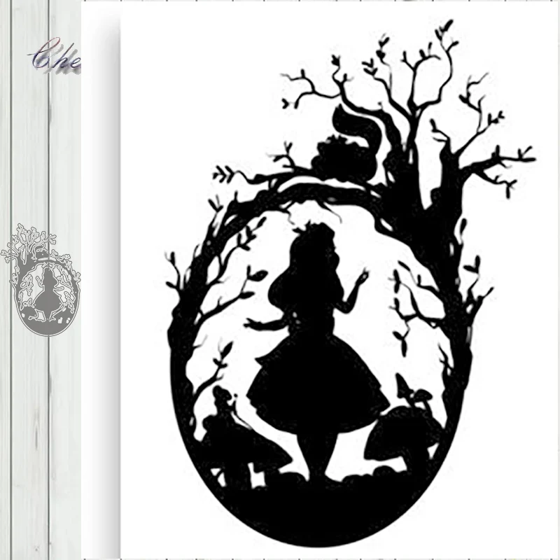 

Металлические высечки дерево красавицы фон Скрапбукинг Бумага Ремесло нож-пуансон тиснение искусство резак умирает