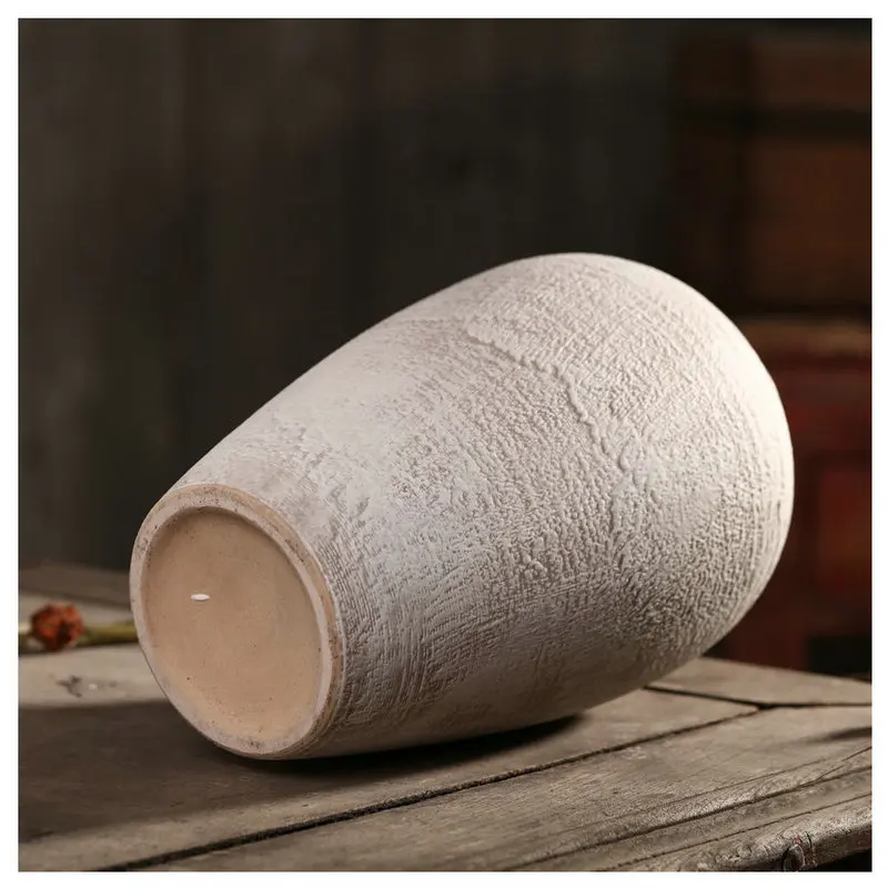 

Modern Minimalist Phnom Penh Vase Home Accessories Living Room Wine Cabinet Display Ceramic Ornaments Burnt Solid Color Vase