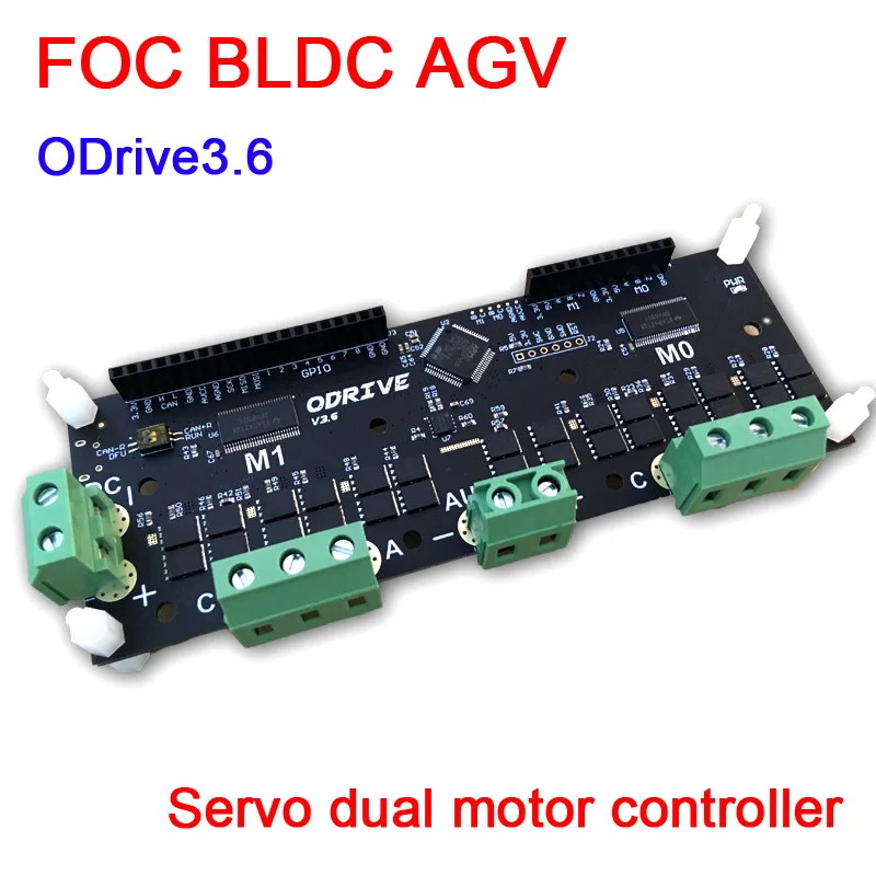 DYKB ODrive3.6 FOC BLDC AGV Servo двухмоторный контроллер 60A высокомощная плата разработки для