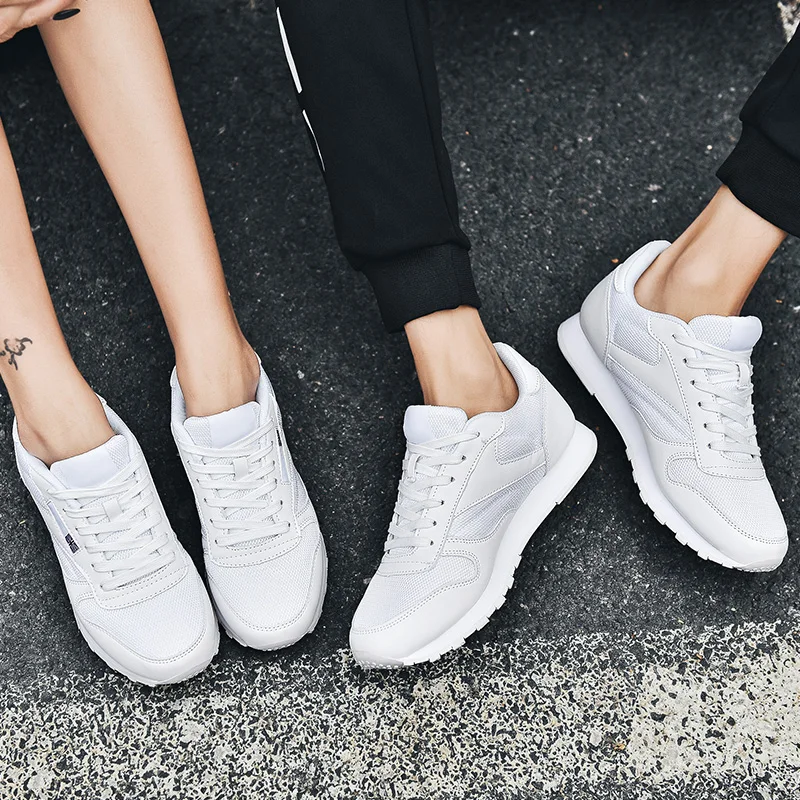 

Women Trainers Running Shoes White Sneakers Fashion Breathable Casual Sport Shoes Outdoor Women Jogging Shoes Footwear Men
