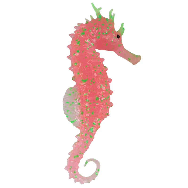 Светящийся эффект искусственная морская лошадь для аквариума аквариум
