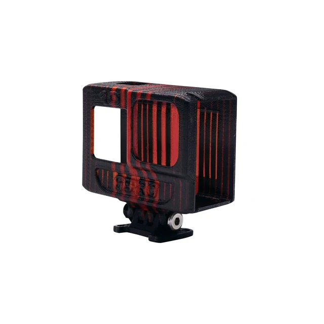 Black Red TPU Case & Mount for GoPro 9 / 10