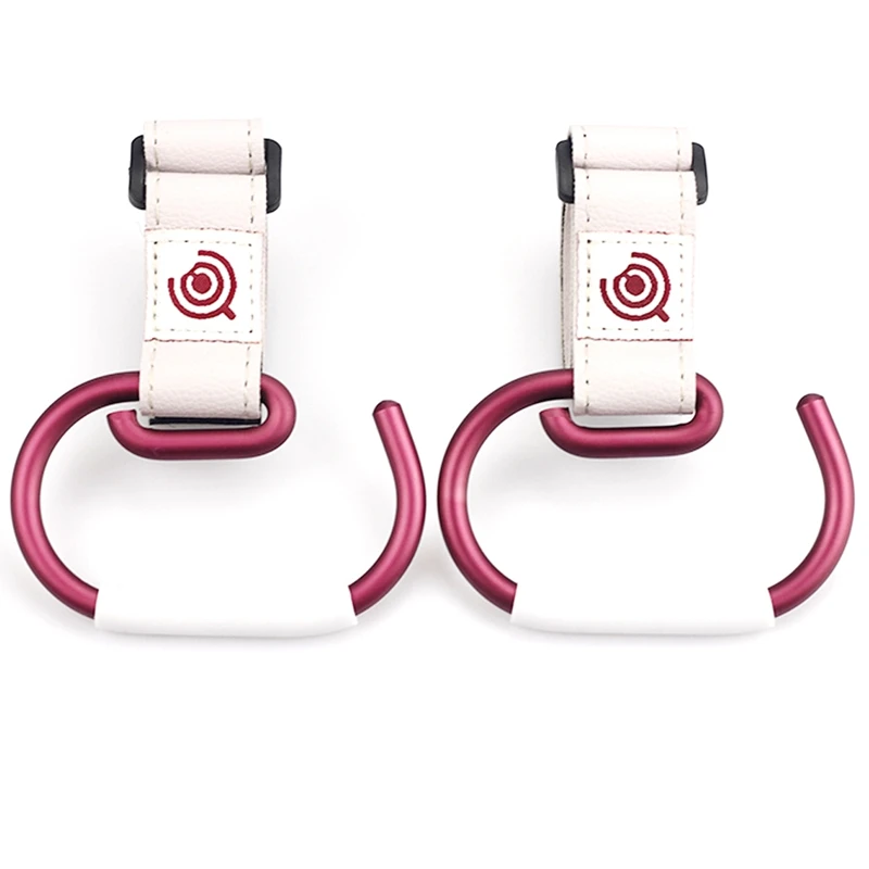 2 шт. крючки для детской коляски Регулируемая Вешалка зажим Универсальный