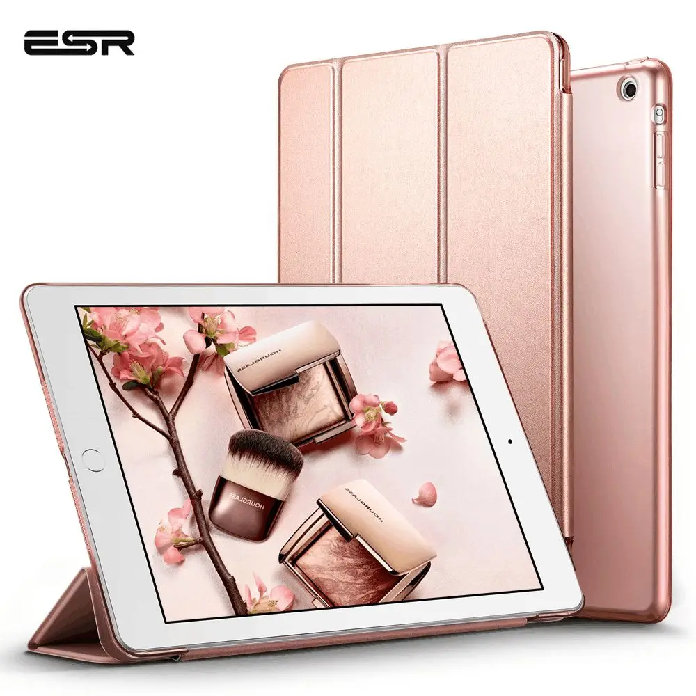Для iPad Pro 9,7 чехол, ESR Smart Cover с складываются в три раза, подставка для Apple iPad Pro 9,7 дюйма чехол из искусственной кожи A1673/A1674/A1675