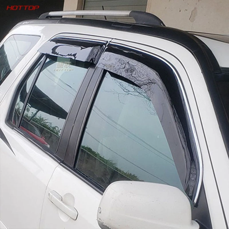 Для Honda CRV 2003-2006 козырек для окон автомобиля окно с яркой полосой боковое