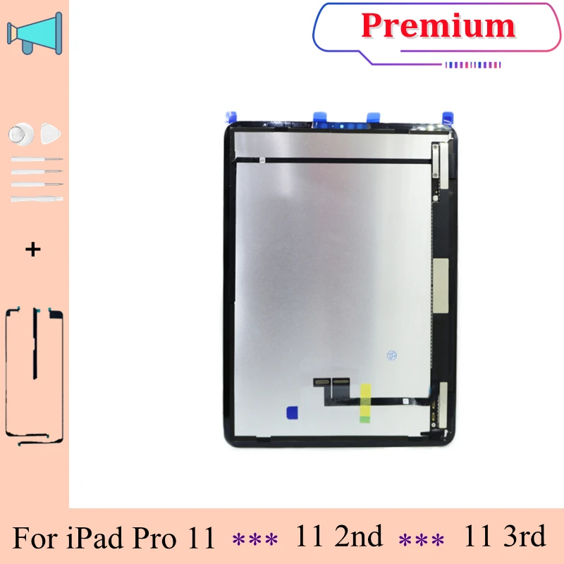

Original LCD Display For iPad Pro 11 2018 LCD For iPad Pro 11 2nd 2020 3rd 2021 Touch Screen Assembly Replacement