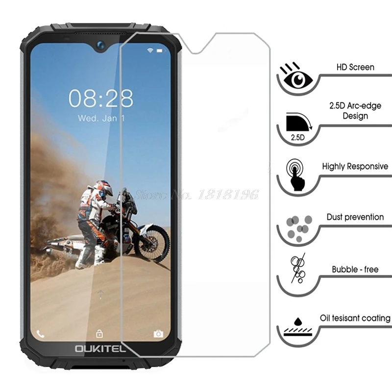 HD прозрачное закаленное стекло 9H для Oukitel WP6 мобильный телефон защитная пленка