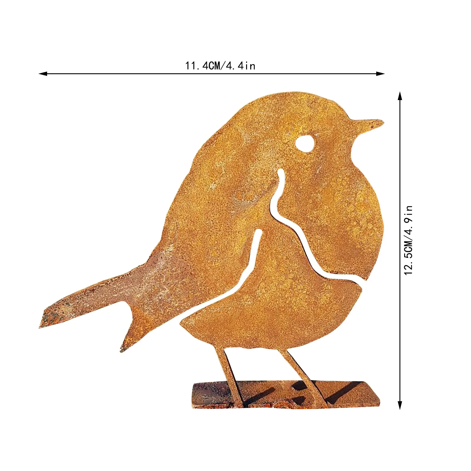 

Bird Shape Art GardenSilhouette Decoration Metal Animal Outline Silhouette Art metal material product more durable 2X Bird