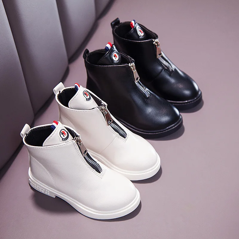 2019 г. Детские Ботинки martin кожаная обувь ботинки для девочек сезон осень зима