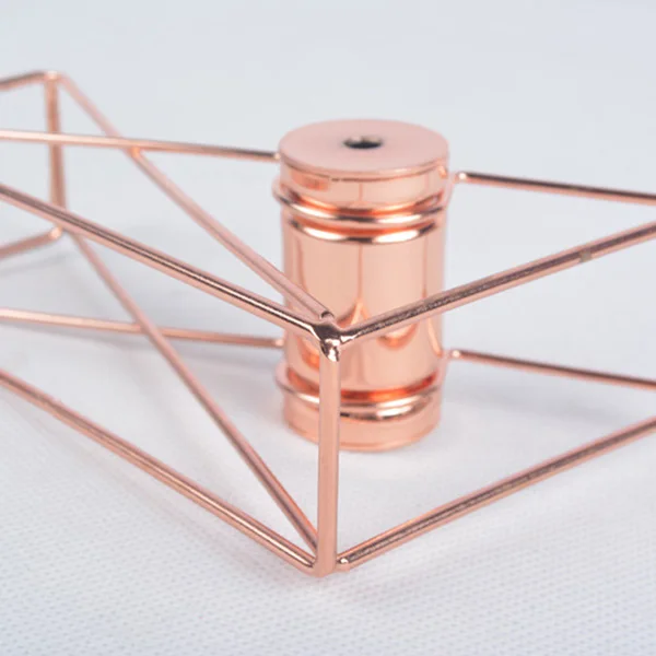 2 шт. канцелярские принадлежности из розового золота: 1 металлический держатель