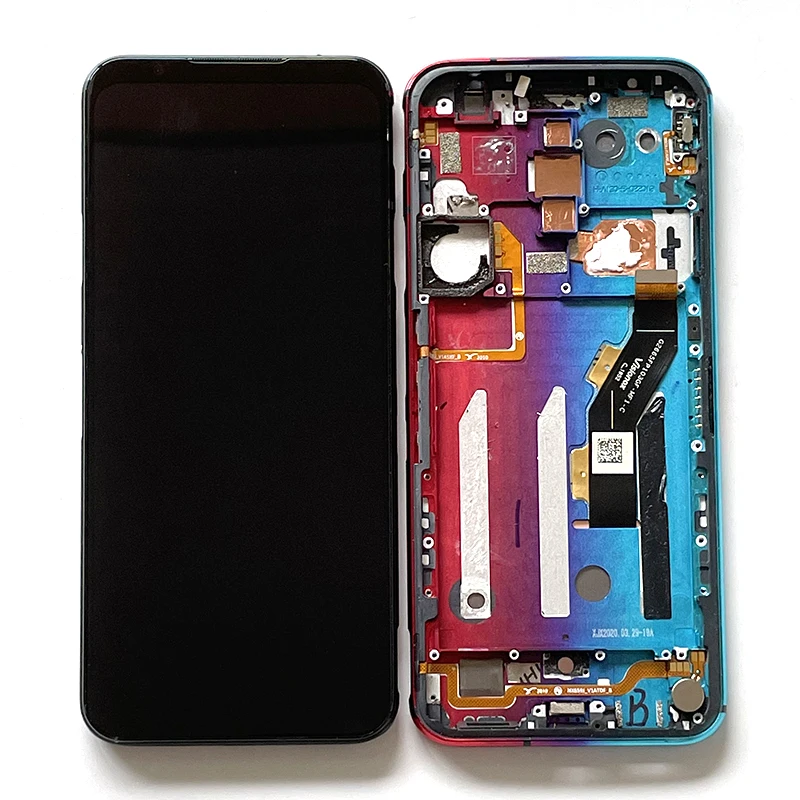 Pantalla Amoled Original de 6,5 pulgadas para m&oacute;vil, marco de pantalla LCD para ZTE nubia Red Magic 5G NX659J, digitalizador de Panel t&aacute;ctil para nubia Red Magic5G-4