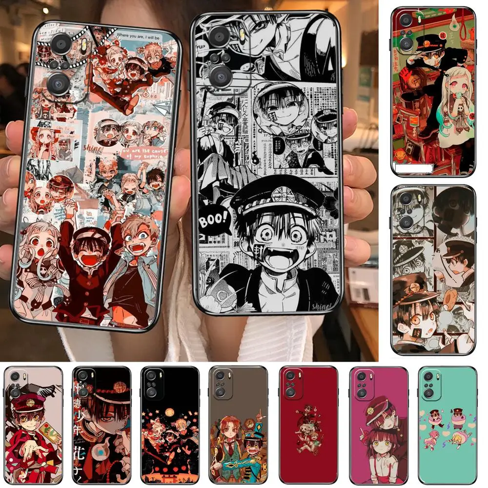 

Toilet-bound Hanako-Kun anime Phone Case For xiaomi mi 11 Lite pro Ultra 10s 9 8 MIX 4 FOLD 10T 5g Black Cover Silicone Back Pre