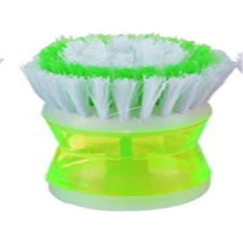 GREEN Новинка, щетка для кастрюль, кухонная посуда для мытья посуды, щетка для мытья посуды с дозатором для жидкого мыла, щетка для мытья посуды - Color: GREEN
