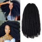 Волосы Marley оптом синтетические лоскуты вязанные крючком волосы оплетка Омбре плетение волос удлинитель для женщин мягкие курчавые вьющиеся волосы Marley плетение волос