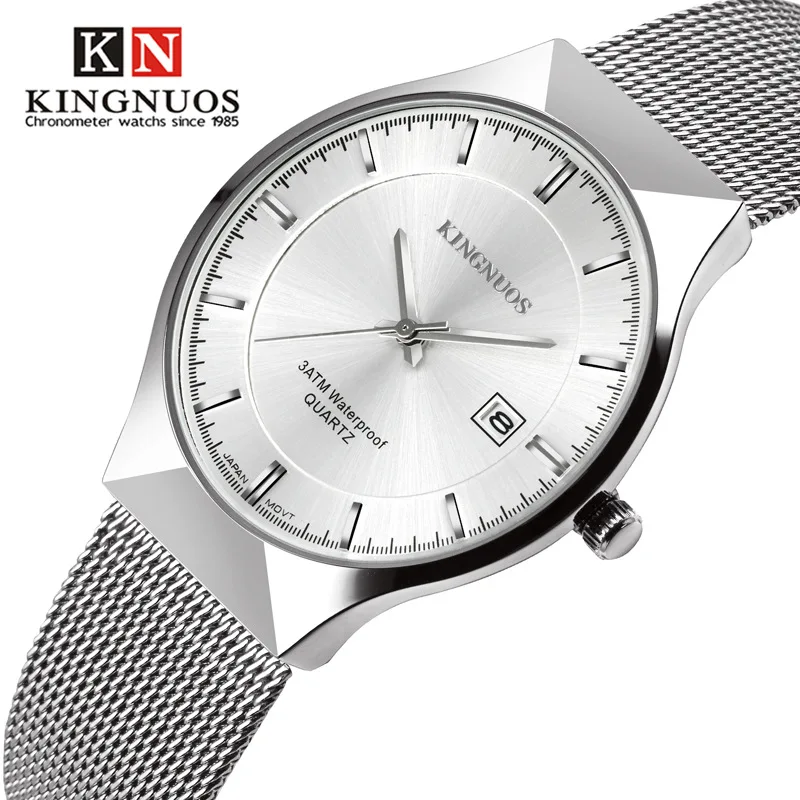 

2021 NEW Brand Ultra-Thin Women Watch Quartz Simple Men Watches Stainless Steel Personality Couple Clock Business Man Watches