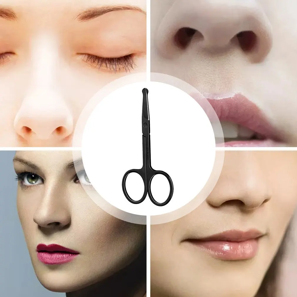 

Portable Stainless Steel Round Head Beauty Eyebrow Trimmer Nose Hair Trimmer Ergonomics Lightweight Eyebrow Trimmer