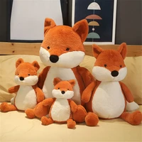 soft fluffy fox plush toy cute cartoon animal fox stuffed doll girls lover valentines gift kawaii sofa decor pillow for child