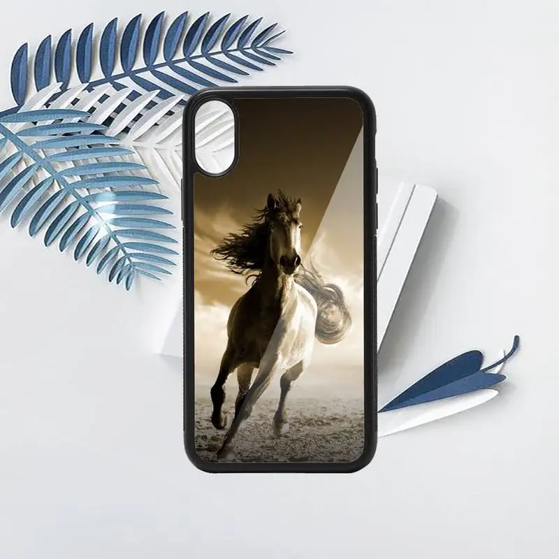

running horse Phone Case TPU For iPhone X XR XS 11 12 mini Pro MAX 6 6S 7 8 Plus SE 2020