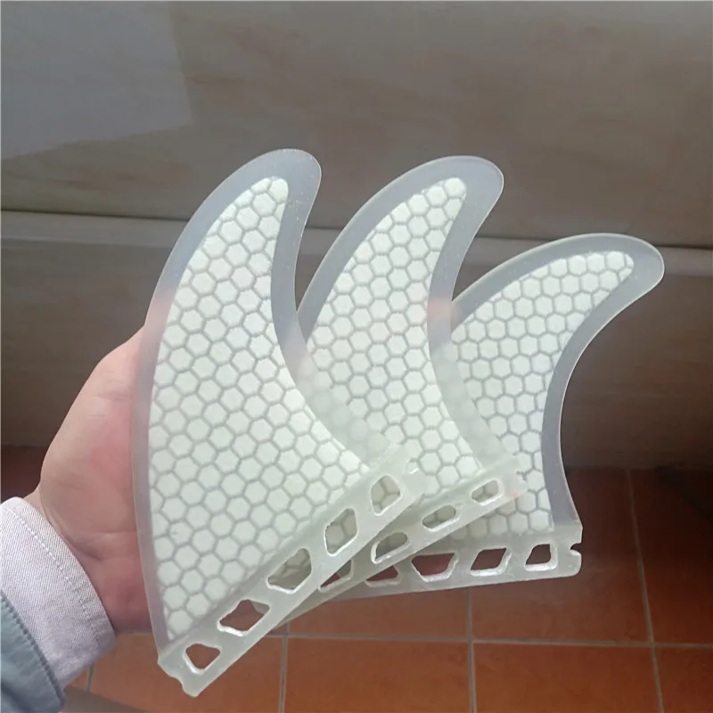 Ласты из карбоната для серфинга FUTURE plug Tri fin Набор box G5 Размер стекловолокно бамбук