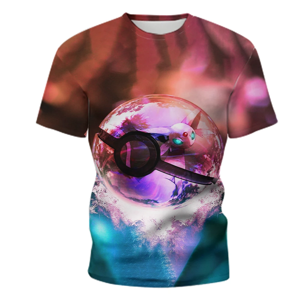 

2021 Summer New Men's T-shirt 3D Anime Elf Super Dream Graphic Print T-shirt Casual Fashion Round Neck Hip Hop Short Sleeve