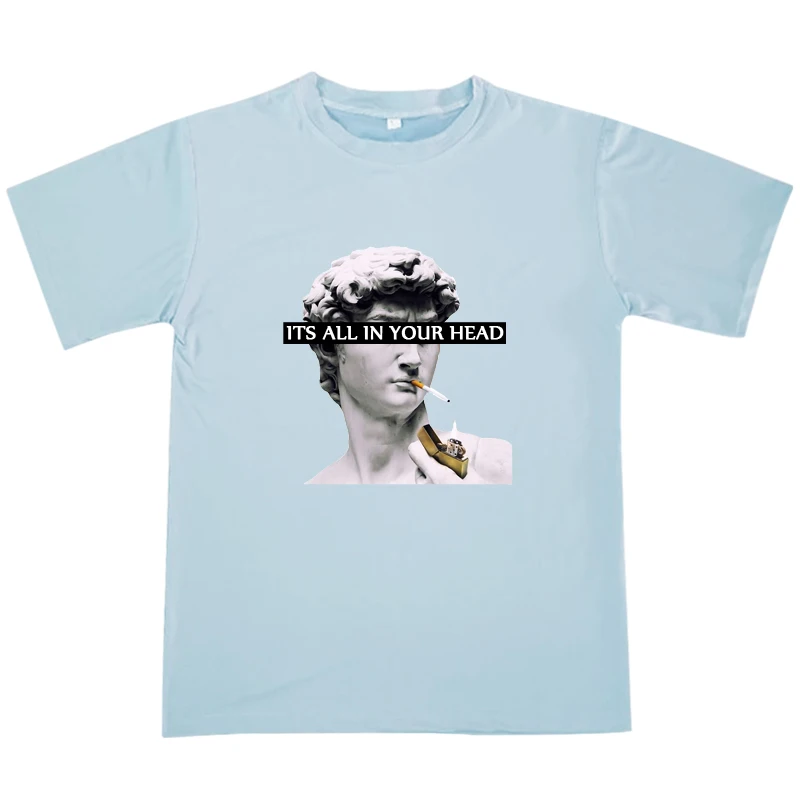 Популярная модная мужская футболка в стиле Харадзюку смешные художественные