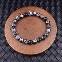 cylinder cone hematite black line turquoises bracelets men fashion nature stone beads bracelets yoga energy bangle jewelry gift