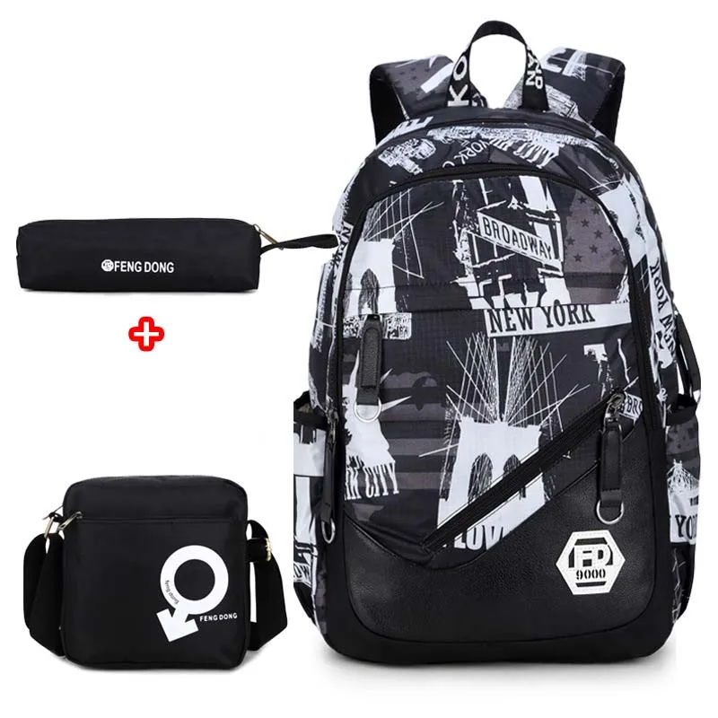 Брендовая оксфордская ткань для мальчиков детские школьные сумки рюкзак