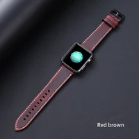 genuine leather strap for apple watch se 6 5 4 3 watchband accessories iwatch band 42mm 38mm correa apple watch band 44mm 40mm