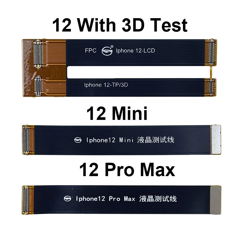 3D сенсорный экран и ЖК дисплей тест на гибкий кабель для iphone 11 12 Pro X Xs Max XR 8 8P 7 6s 5s 4s