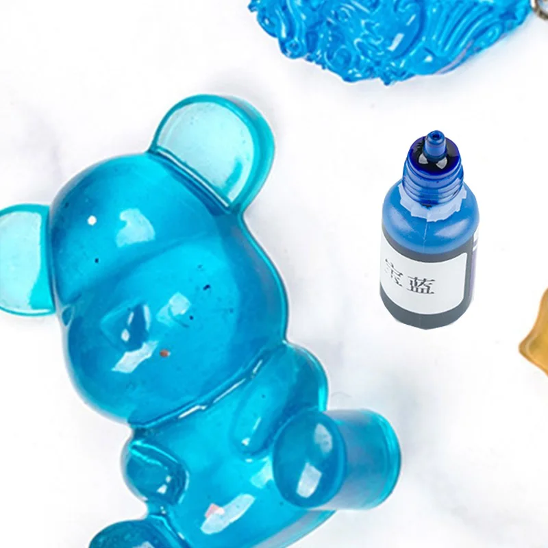 

24 Colors Crystal Epoxy Pigment UV Resin Dye DIY Jewelry Colorant Art Crafts Coloring Drying Color Mixing Liquid Decor