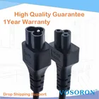 Оптовая продажа AC 110V-250V электрический 3 зубец Мощность шнур IEC 320 C5 женский C6 Мужской Кабель-Удлинитель