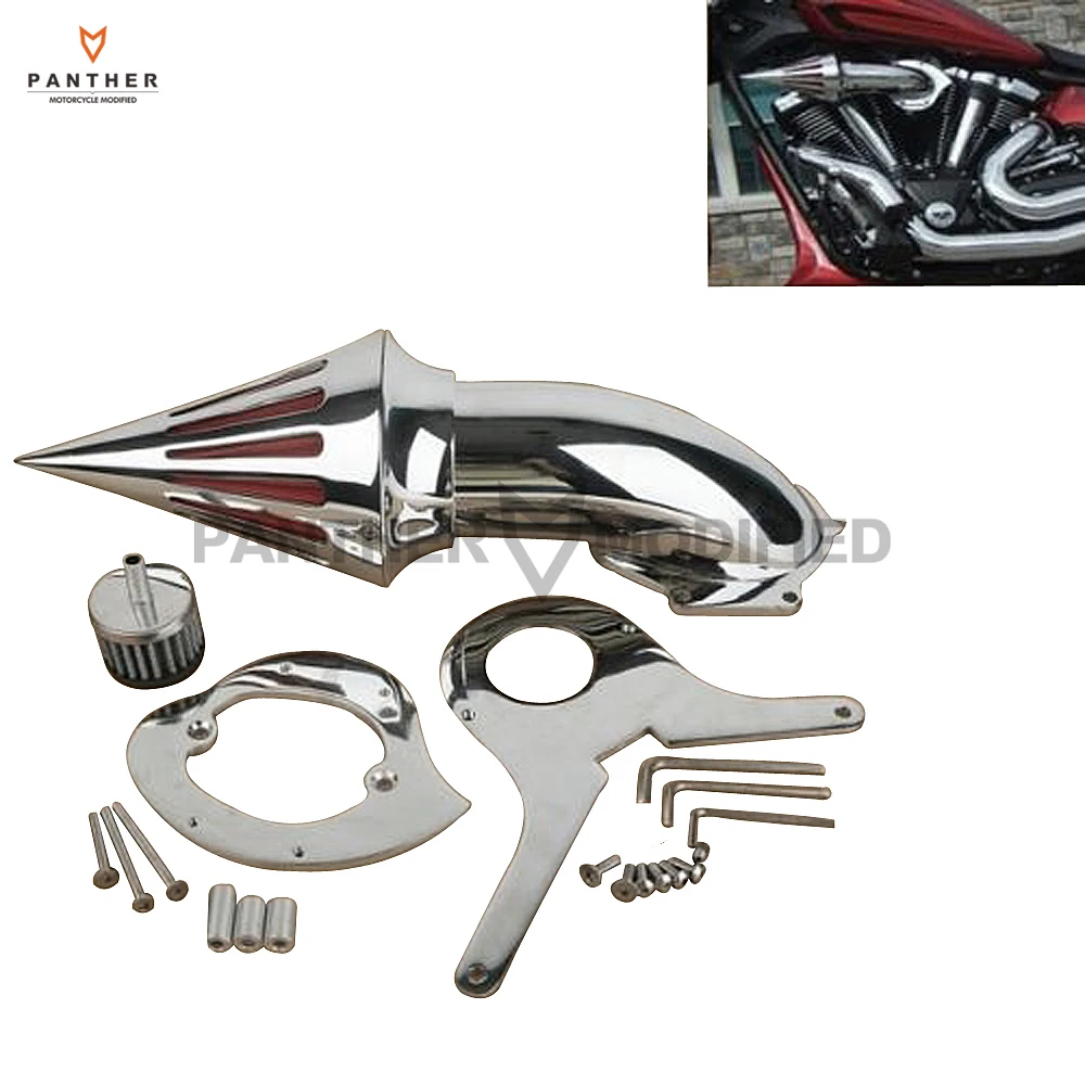 Chrome Мотоцикл Спайк Воздухоочиститель воздушного фильтра чехол для Honda Shadow Aero VT750 VT750C 2004 2005 2006 2007 2008 2009