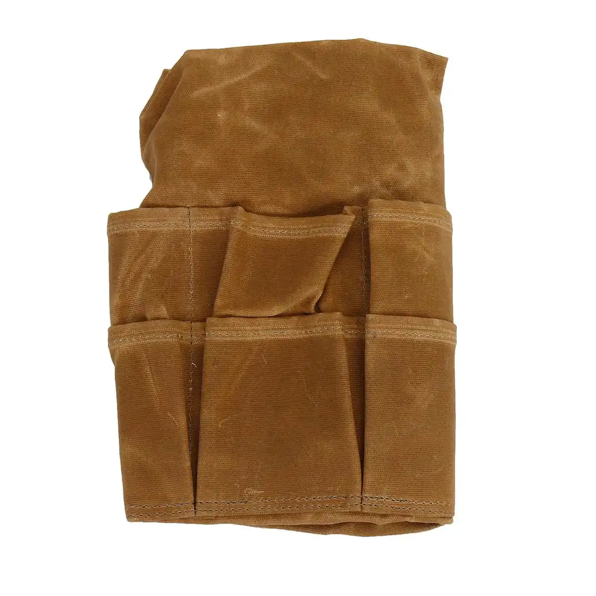 

Oil Waxed Canvas Retro Cooking Aprons Garden Hardware Workshop Tool Apron Multi Pockets Multifunction Waterproof Tool Apron