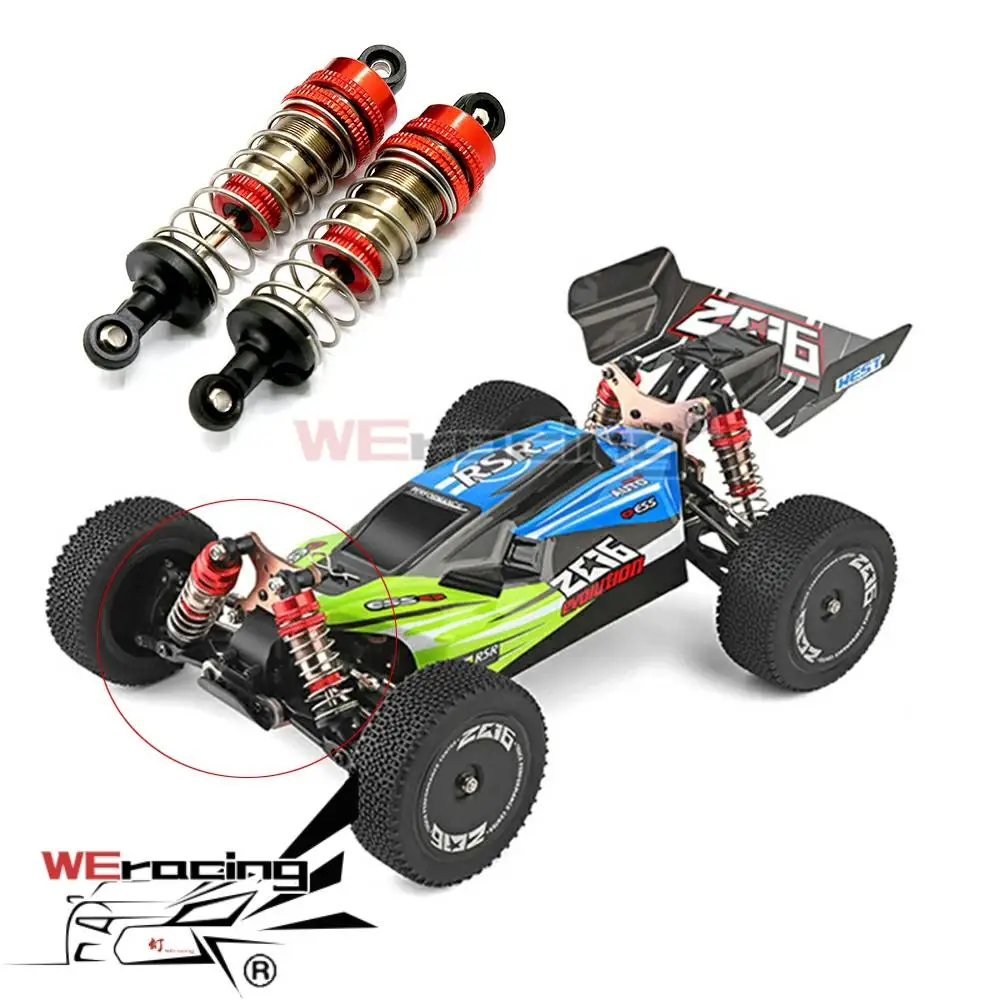 

2pcs 144001 Metal Shock Absorber Damper Replacement Accessory Fit for WLtoys 144001 1/14 4WD RC Drift Racing Car Parts
