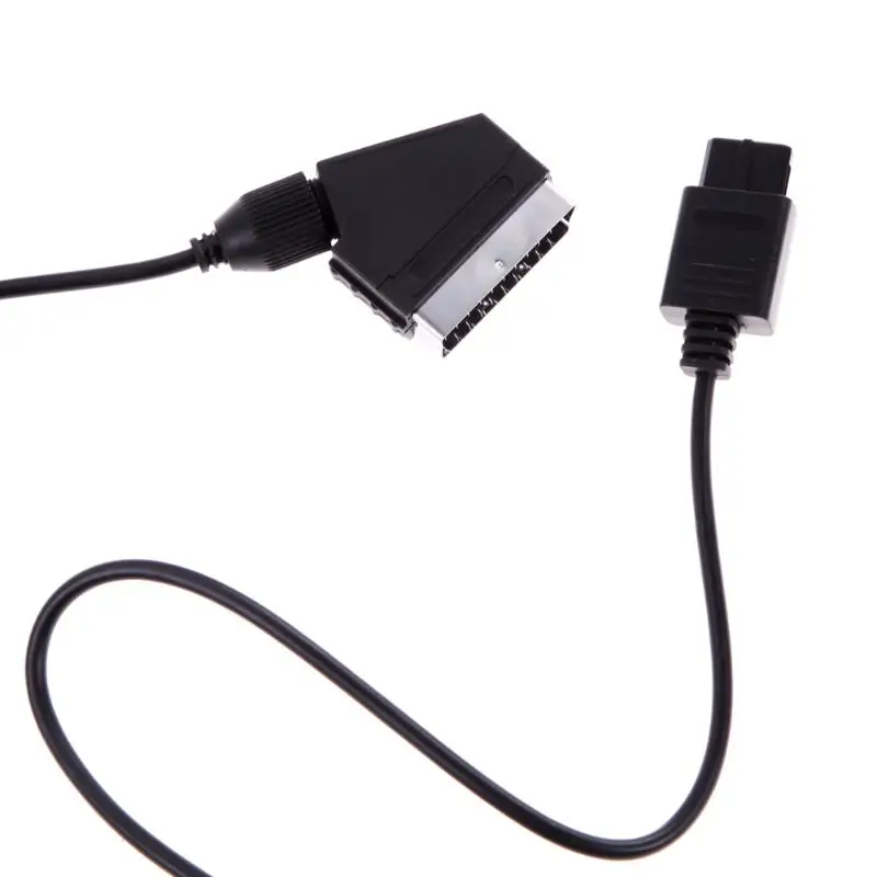 ALLOYSEED 1 8 M A/V TV Video разъем Scart RGB Cable 21 pin евро штекер scart cord wire для SNES Gamecube консоли